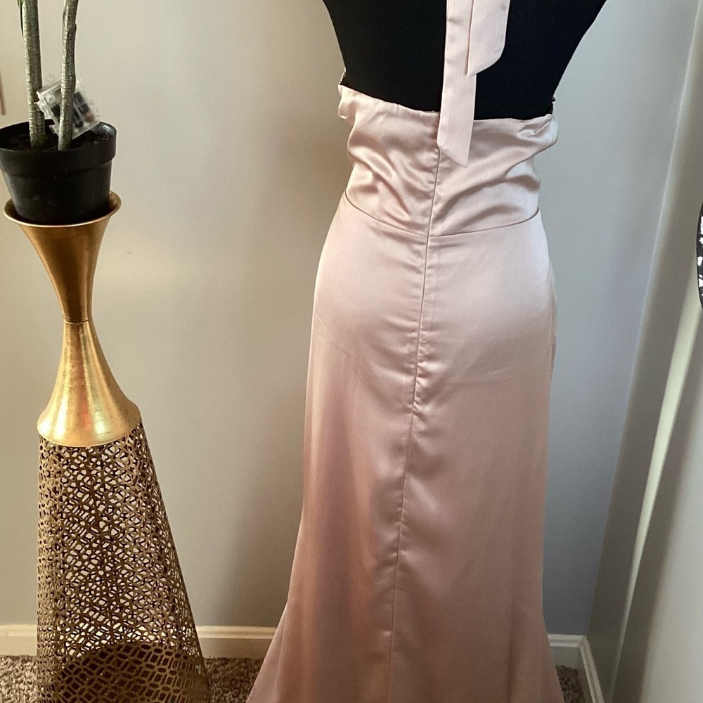 Elegant Pink Plus Size Prom Brides Maid Wedding Formal 3X - Picture 10 of 11